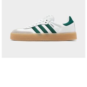 adidas Originals White and Green Sneakers
